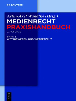cover image of Wettbewerbs- und Werberecht